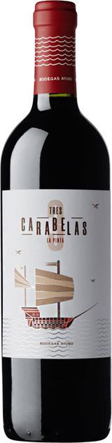 Вино червоне сухе La Pinta Tinto La Mancha DO Tres Carabelas 0.75л, 12.5%